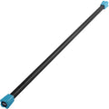 JFIT Weighted Workout Bar with Rubber Padding 48” 5 LB Aqua/Black20-7505