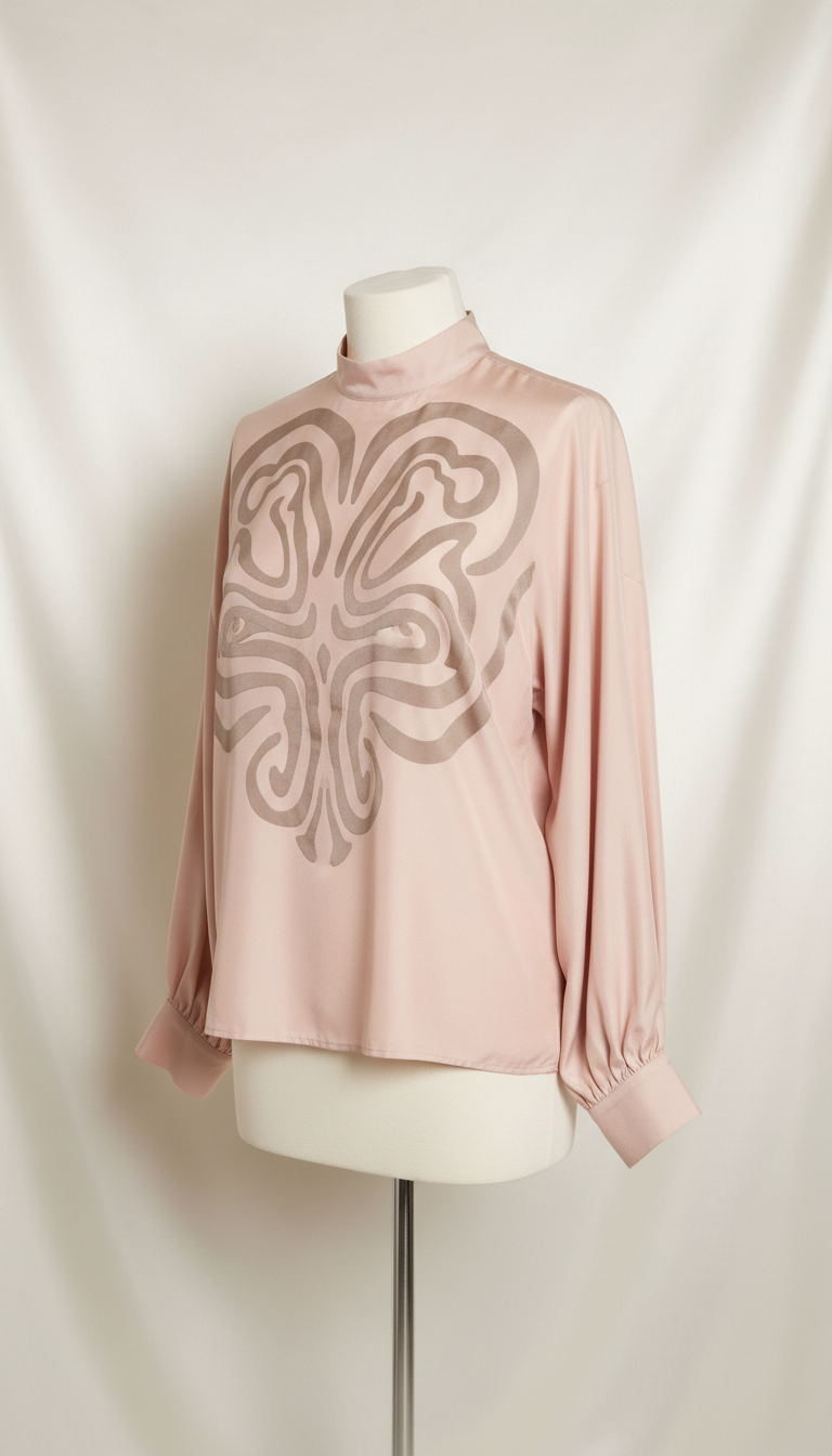 Cashmere Wrap Coat With Satin Lining