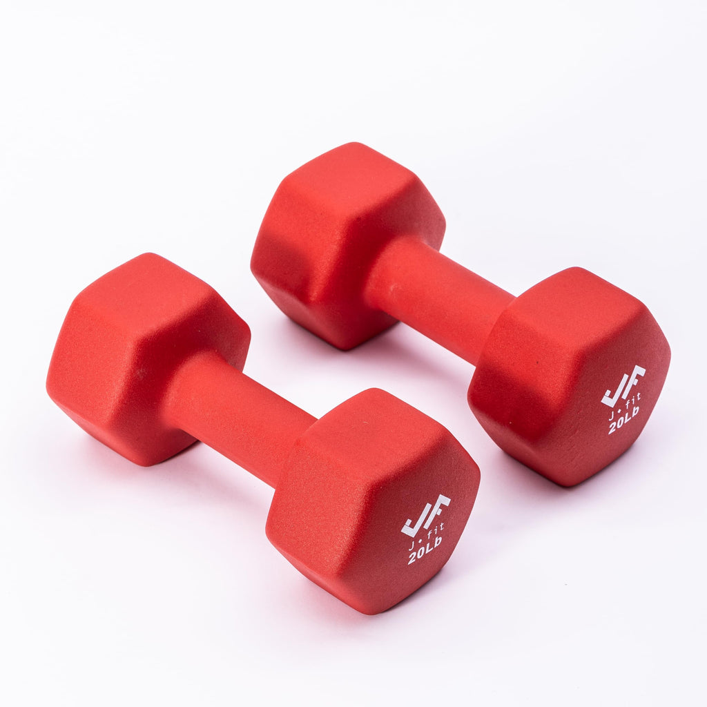 JFIT Neoprene Dumbbell Pairs 20 LB