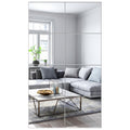 POASAS Mirror Full Length 14x12 Inchx8PCS Wall Mirror TilesFull Body MirrorAcrylic Shatterproof Mirrors for BedroomDoorHome GymKids