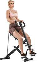 Dskeuzeew Squat Machine Exercise Equipment for Home 330 Lbs Squat Rowing Machine with Adjustable Resistance Home Workout Machine Leg Glute Trainer for Full Body